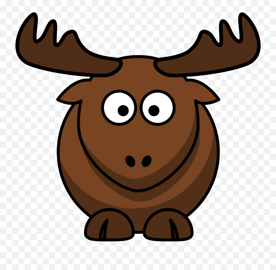 Clipart Panda - Cartoon Animal Clipart Emoji,Elk Emoji