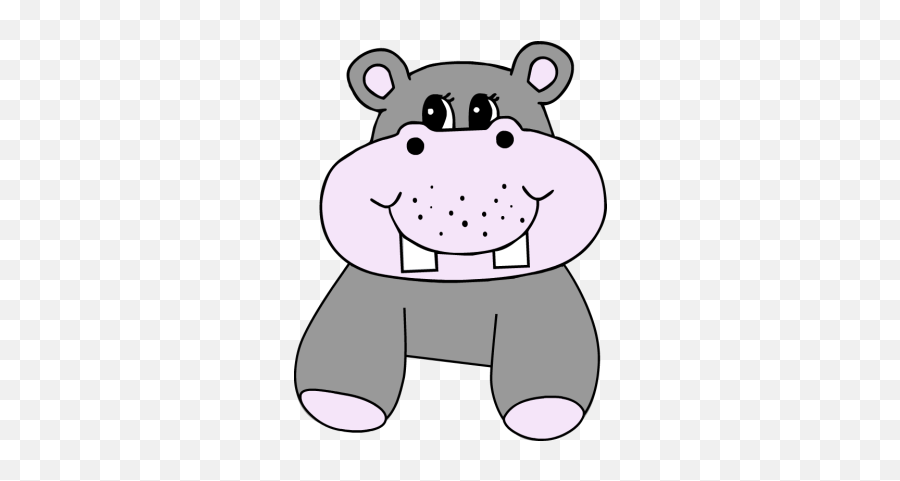 Hippo Clipart - Clipartsco Baby Hippo Face Clipart Emoji,Hippo Emojis