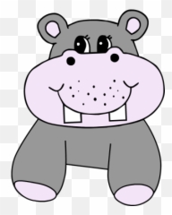 Hippo Clipart - Clipartsco Baby Hippo Face Clipart Emoji,Hippo Emojis