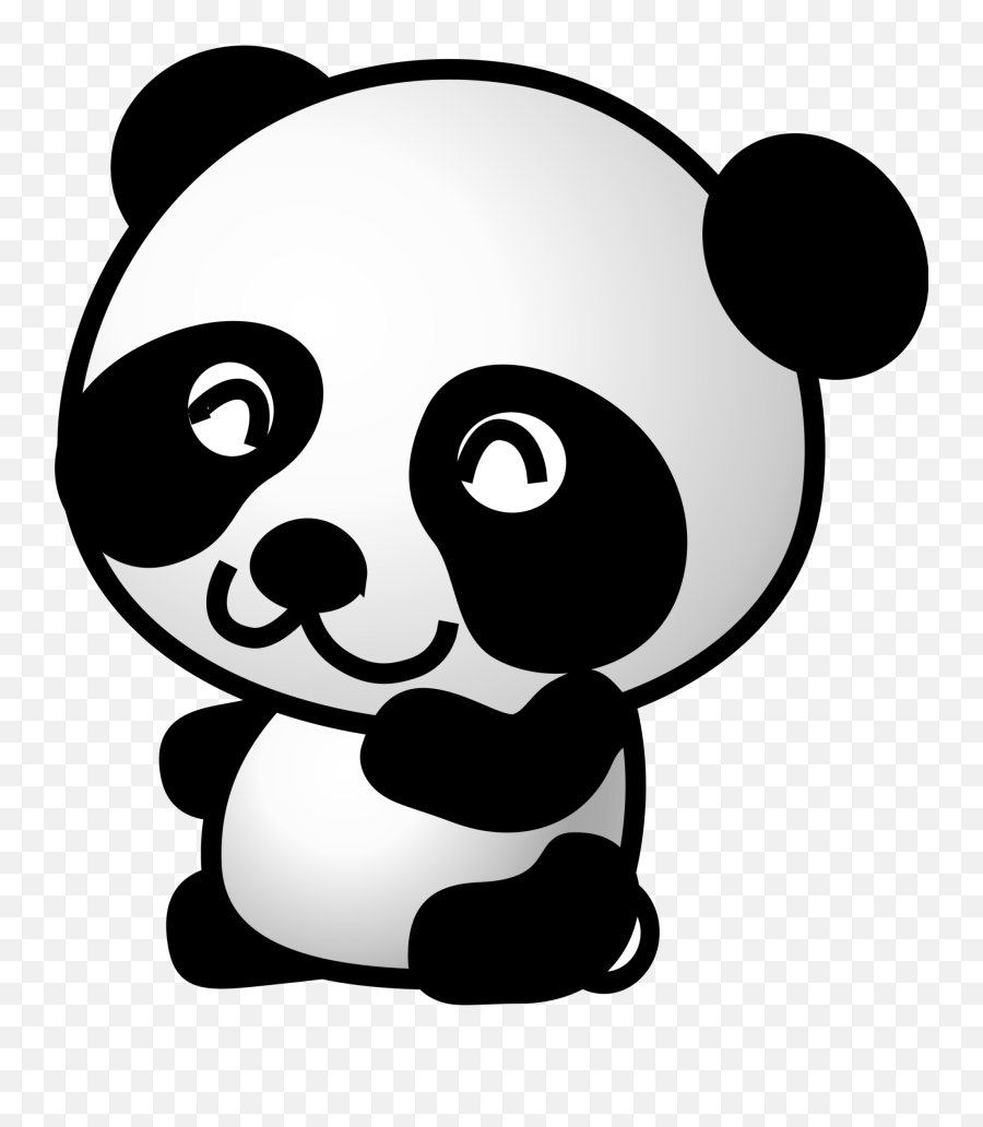 Panda Clipart Emoji Picture - Panda Clipart No Background,Red Panda Emoji