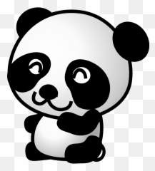 Panda Clipart Emoji Picture - Panda Clipart No Background,Red Panda Emoji