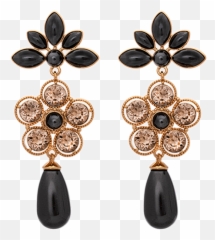 Aurora Pearl Earrings - Black Pearl Solid Emoji,Swarovski Happy Emoticon Bracelet Sale