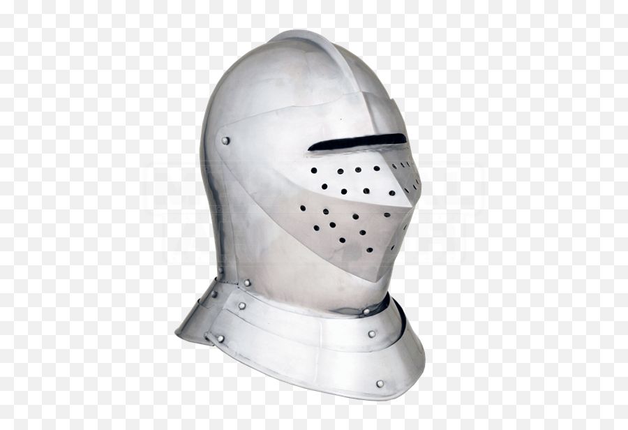 English Knights Jousting Close Helm - English Knight Helmet Emoji,Knight In Shiny Armour Emoji