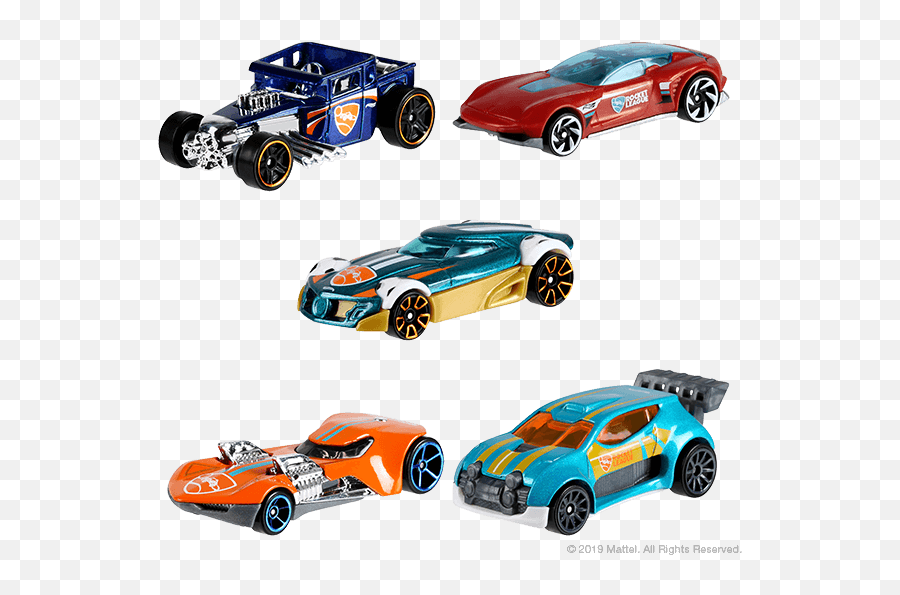 Collect In Bulk Hot Wheels 2019 5 - Packs News Mattel Hot Wheels Rocket League Cars Emoji,Rocket League Emoji