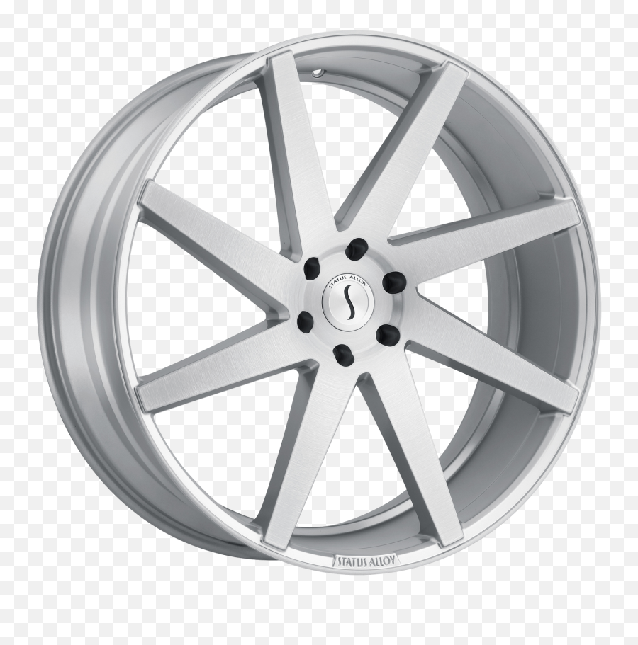 24 Inch 24x95 Status Brute Silver Wheel Rim 6x135 30 For Emoji,Emotion Face Wheel