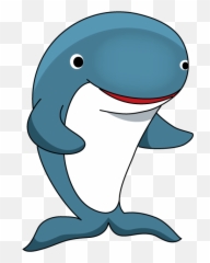 Sperm Whale Clipart Free Clipart Images - Cute Cartoon Whale Png Emoji,Free And Whale Emoji