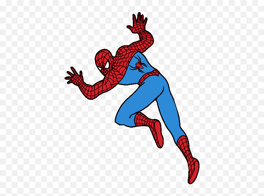 Free Free Spiderman Clipart Download Free Free Spiderman - Spiderman Climbing Clipart Emoji,Spiderman's Emotions