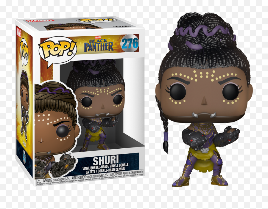 Shuri Figura De Vinilo Marvel Black Panther 23346 Funko Pop - Funko Pop Blavk Panther Emoji,Figuras De Plastilina Kawaii Helado Emoticon