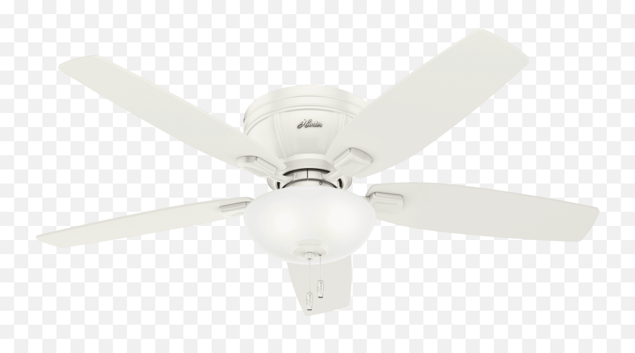 Hunter 53378 Kenbridge 3 - Flush Mount52 Ceiling Fan With 3 Light White Emoji,Cannot Put A Ceiling On Your Emotions.