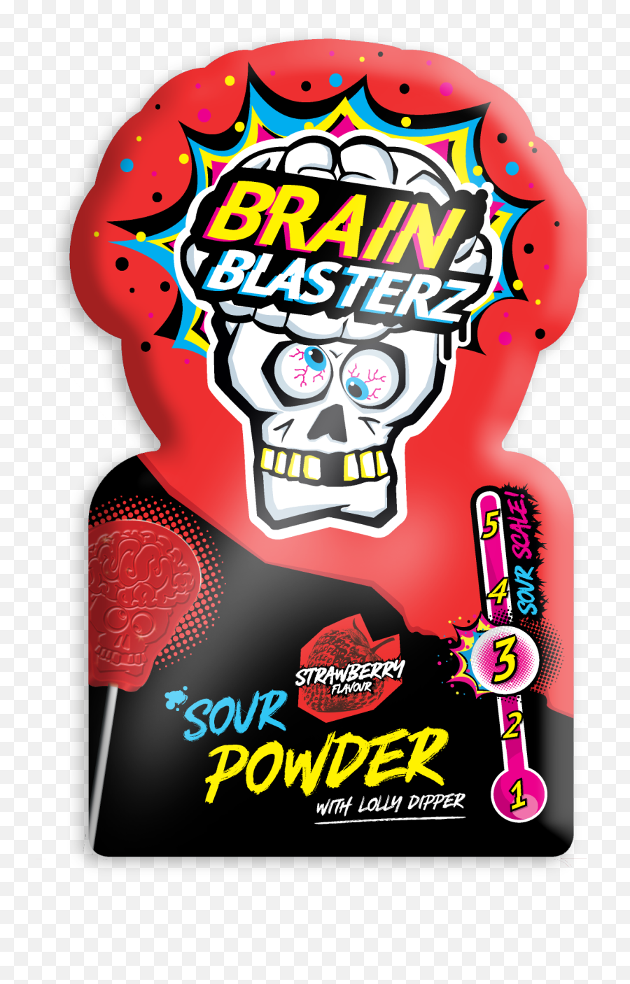 Products Tagged Candies - Click Cuisine Brain Blasterz Sour Powder With Lollipop Raspberry Flavour 10 G Emoji,Emoji Pals Bed In A Bag Bedding Set