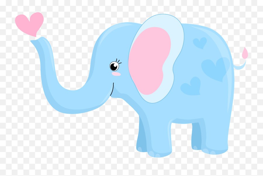 Elephant Blowing Hearts Clipart Free Download Transparent Emoji,Blowing Hearts Emoticon