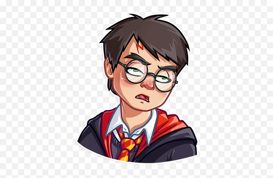 Harry Potter Whatsapp Stickers - Stickers Cloud Harry Potter Images Sticker Emoji,Harry Potter Glasses Emoji