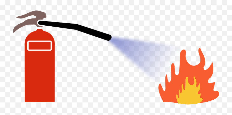Fire Extinguisher In Use Clipart Free Download Transparent Emoji,Fire Emojis Background