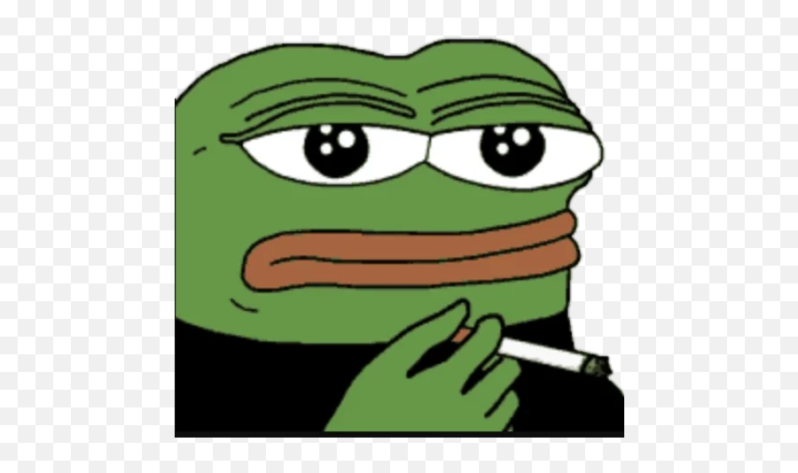 Telegram Sticker From Real Muthaphuckkin Pepe Pack Emoji,Pepe Why Emoji