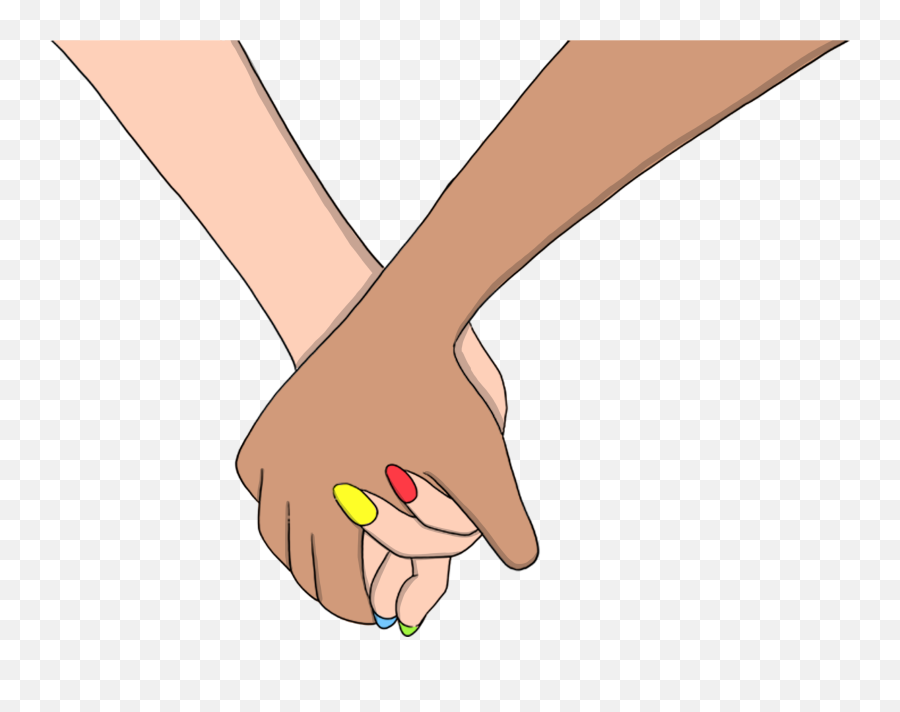 Holdinghands Couple Hands Sticker - Language Emoji,Couple Holding Hands Emoji
