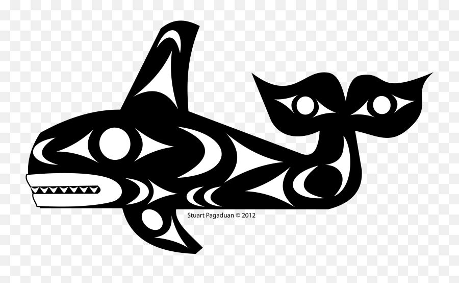 Colour Image No Border U2013 Indigenous Education - Killer Whale No Background Indengenous Art Emoji,Killer Whale Emoji