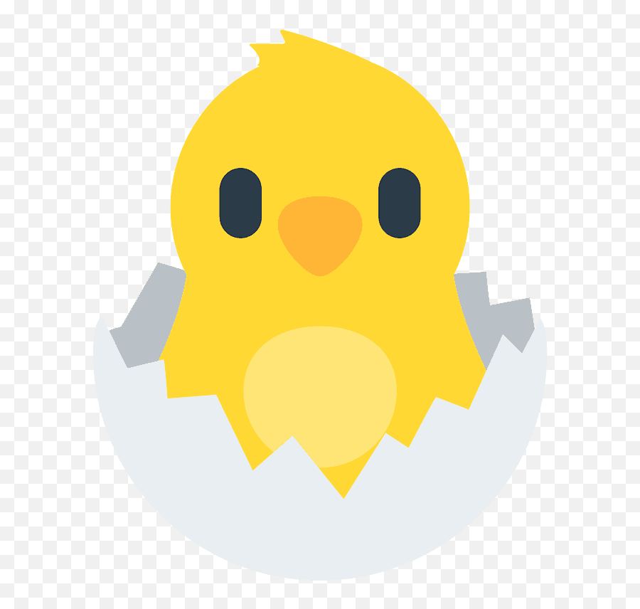 Hatching Chick - Chicken Hatching Emoji,Chicken Emoji