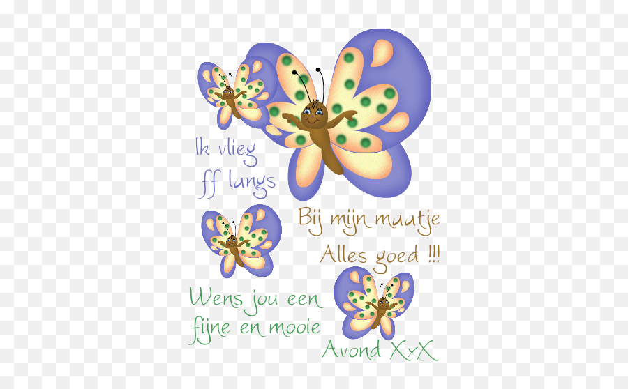 Fijne Avond - Animales De Mariposa Infantiles Emoji,Deviantart Emoticons Gif