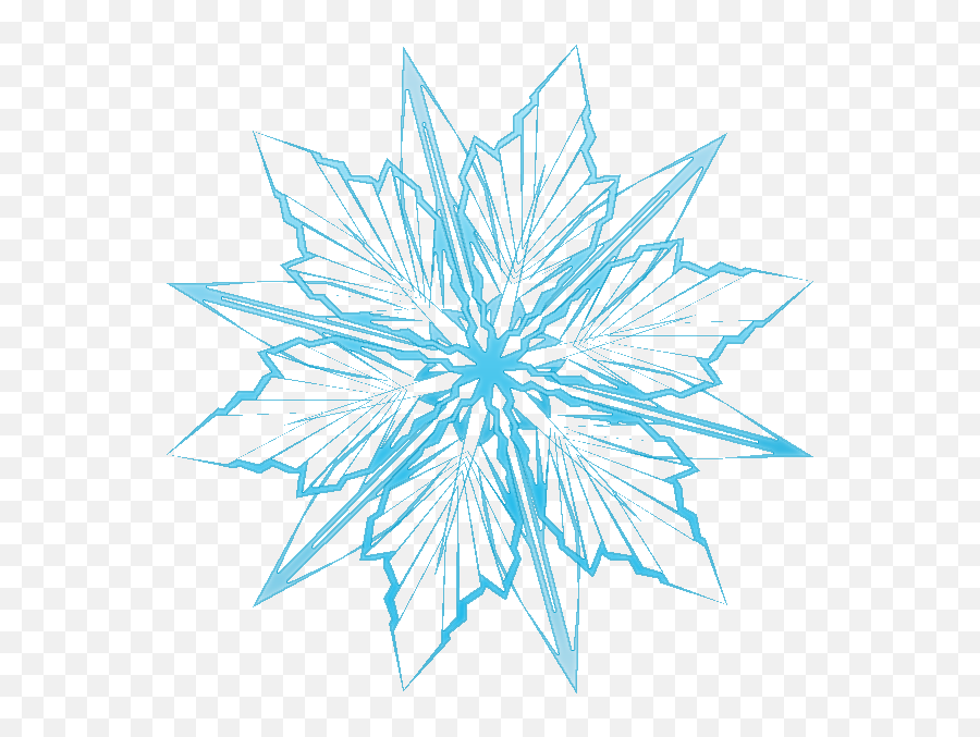 Cute Snowflake Clipart Snowman Catching - Frozen Snowflake Png Transparent Emoji,Snowflake And Snowman Emoji