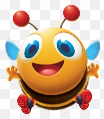 Little Garden New World - Happy Emoji,Busy Bee Emoticon