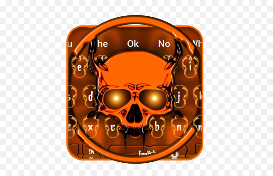 Hell Skull 3d Keyboard U2013 U201egoogle Playu201c Programos - Scary Emoji,Hell No Emoji