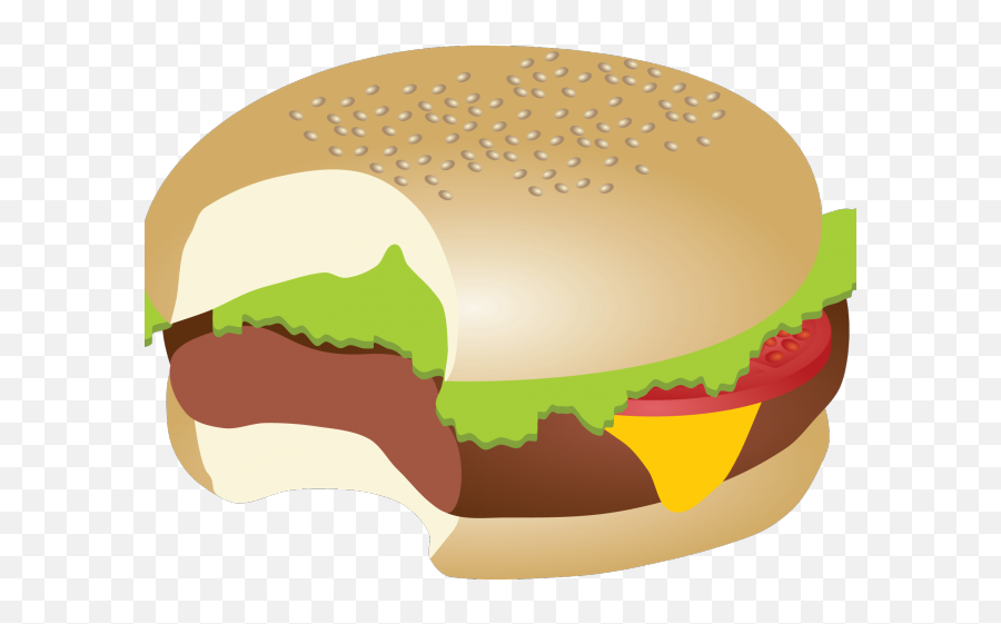 Hamburgers Clipart Bite - Burger Bite Clipart Emoji,Cookout Emoji