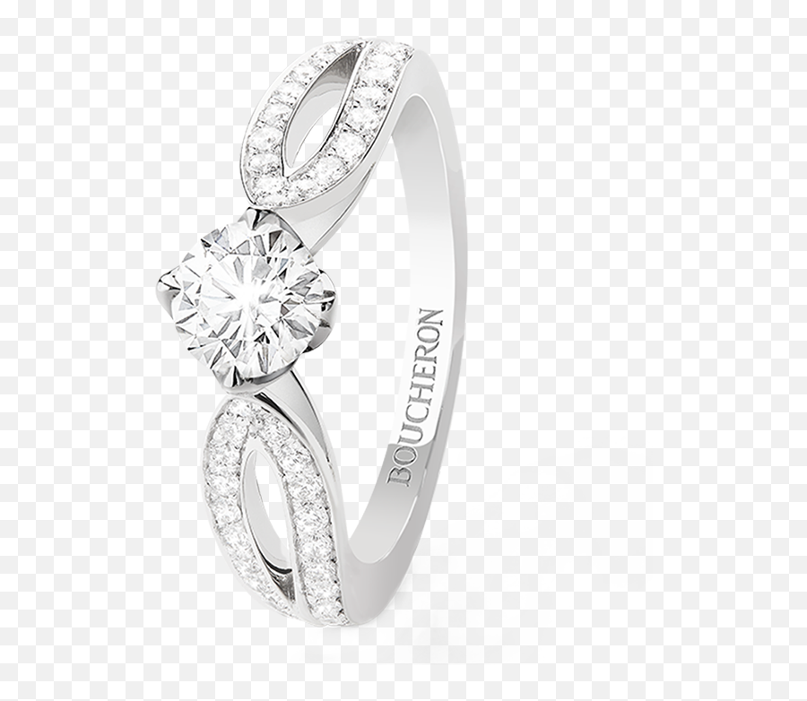 Luxury Wedding Rings Engagement Rings - Solitaire Pont De Paris Emoji,Man Engagement Ring Woman Emoji
