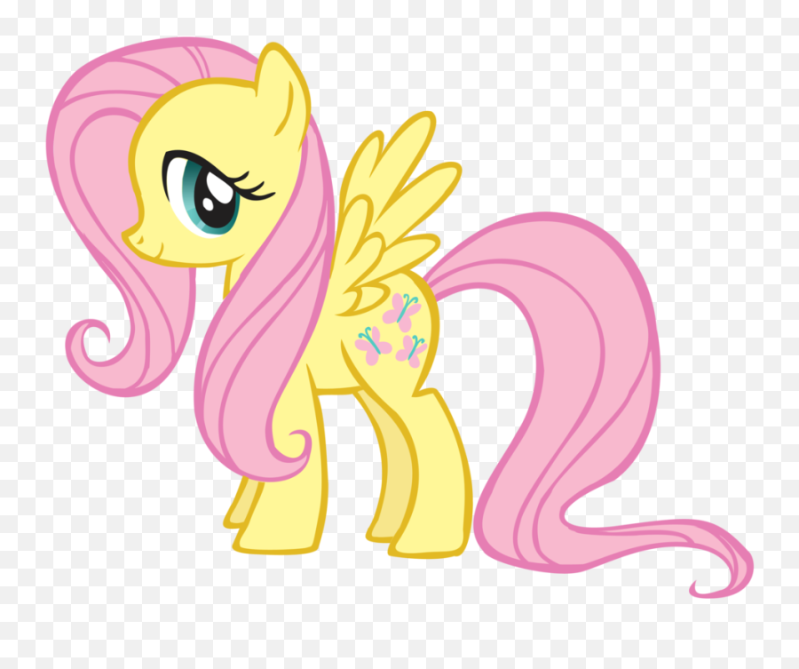 Little Pony - Fluttershy My Little Pony Emoji,Mlp Emojis
