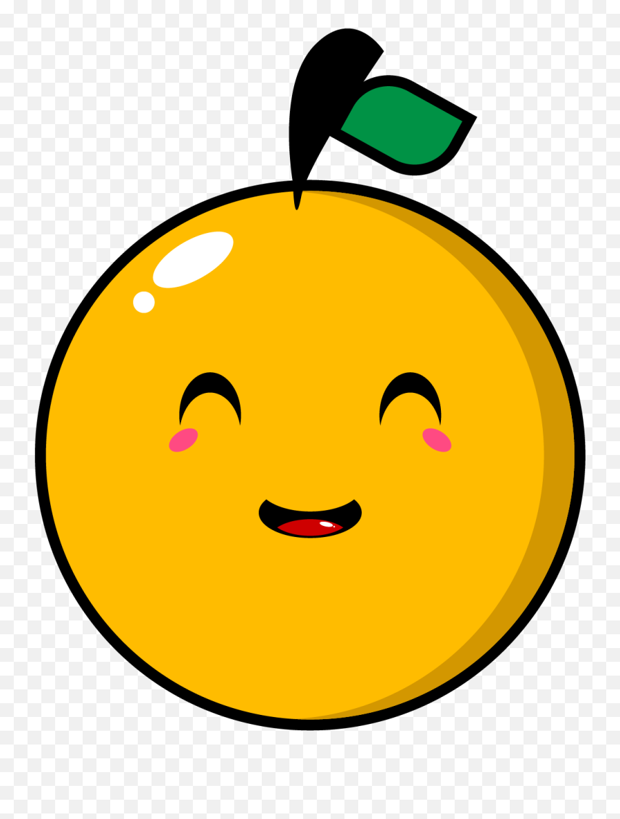 Smiley Orange Clip Art - Happy Emoji,Creative Art Emoticon