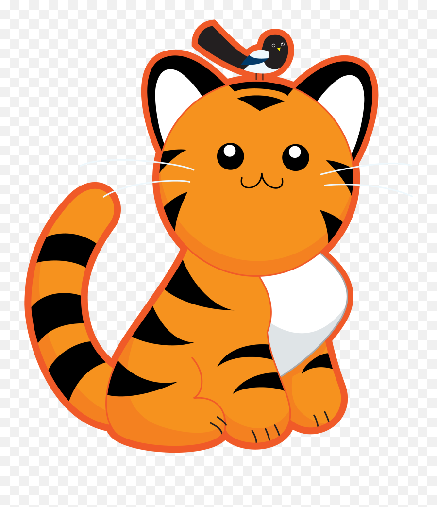 Kawaii Clipart Printer Kawaii Printer Transparent Free For - Animal Kawaii Tigre Emoji,Anime Emoticons Tumblr