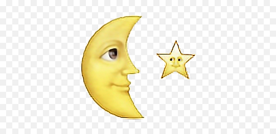 Download Star Moon Emoji Luna - Happy,Moon Emoji