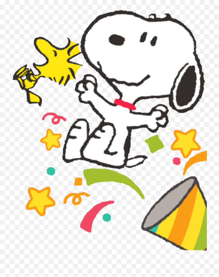 Snoopy Woodstock Party Sticker - Snoopy Hbd Emoji,Woodstock Peanuts Copy/paste Emojis