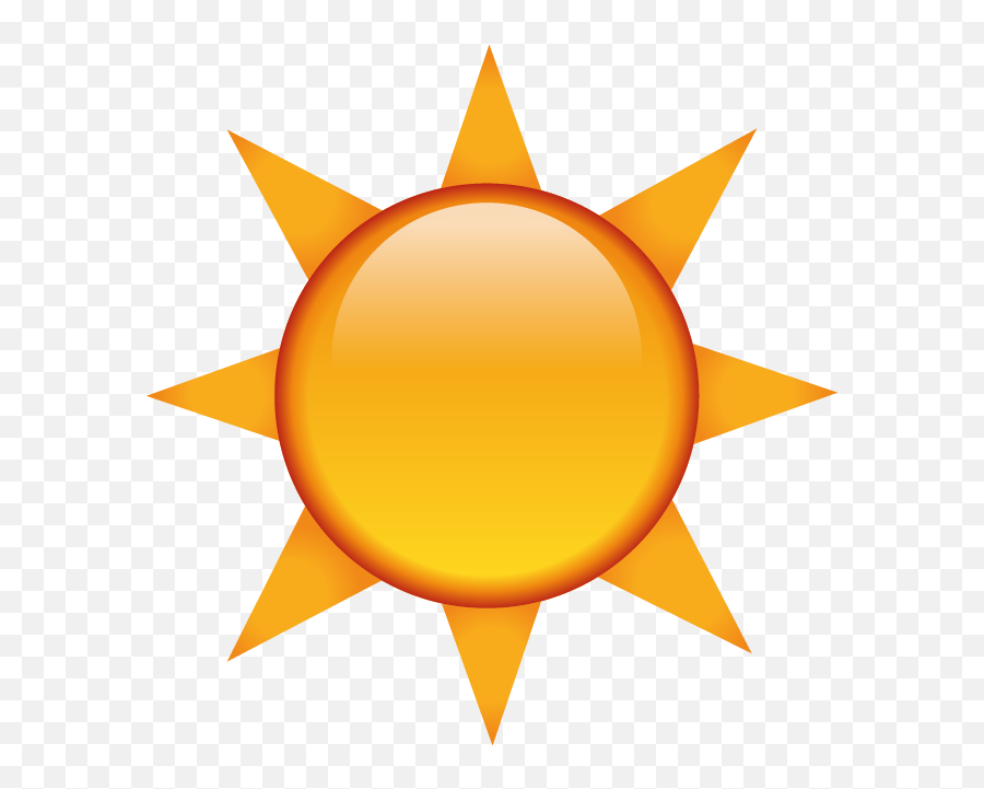 The Sun Emoji - Transparent Background Sun Vector Png,Boom Emoji