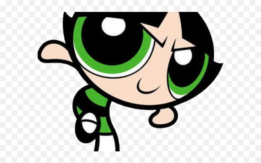 Green Eyes Clipart Thisisbigbrother - Docinho Meninas Super Green Powerpuff Girl Emoji,Vetor Emoticon