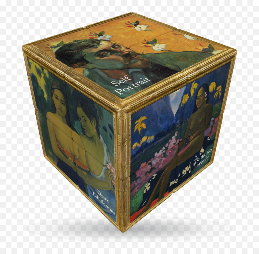 V - Cube Gaugin 3 X 3 Flat Puzzle Cube Jws Europe Ltd Fictional Character Emoji,Puzzled Emotion Expression Pic