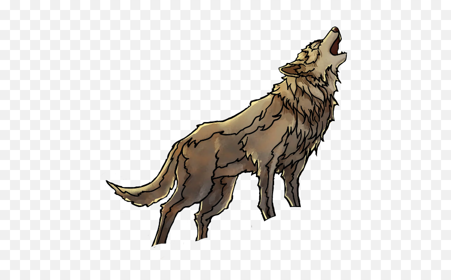 Freetoeditsticker Sticker - Coyote Emoji,Howling Wolf Emoji