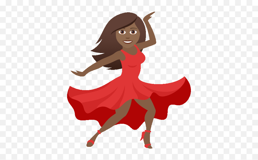 Dancing Woman Joypixels Gif - Stickers Con Movimiento Bailando Emoji,Android Dancing Lady Emoji