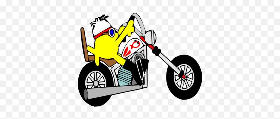 Biker - Chopper Emoji,Emoticon Riding Motorcycle