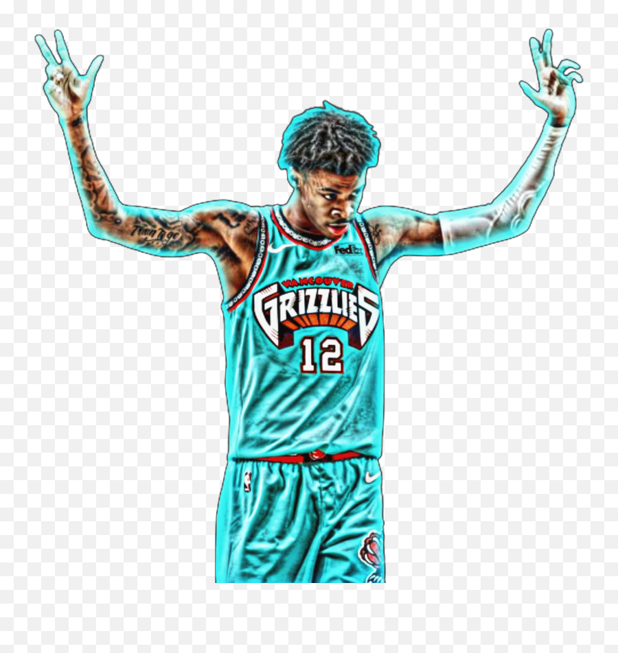 The Most Edited Jamorant Picsart - For Basketball Emoji,Nba Player Emoticon Tattoo