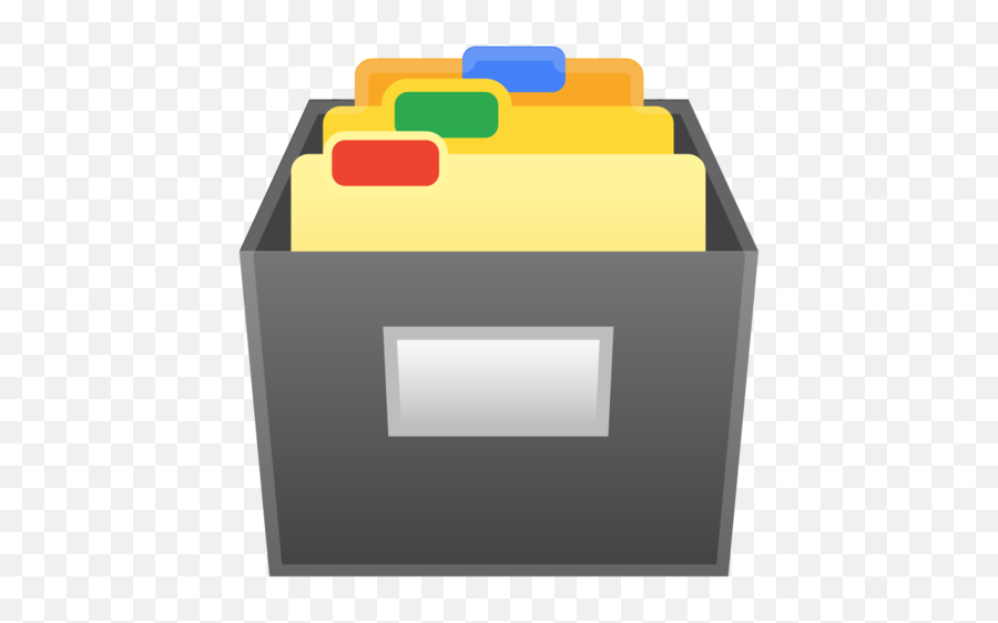 Card File Box Emoji - File Emoji,X In Tectangle Box Emoticons