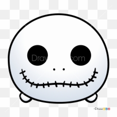 How To Draw Jack Skellington Disney Tsum Tsum - Easy How To Draw Jack Skellington Emoji,Jack Emoji