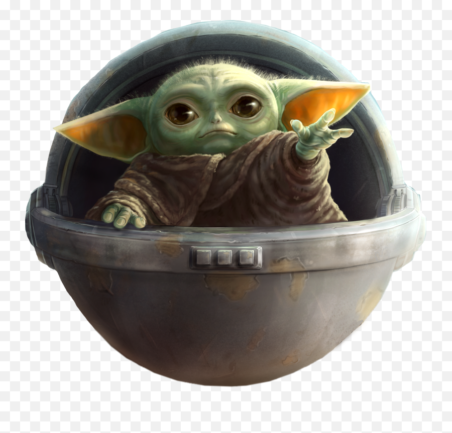 Mandalorian Babyyoda Starwars Sticker By Cheri - Force Is Strong With This One Baby Yoda Emoji,Mandalorian Emoji