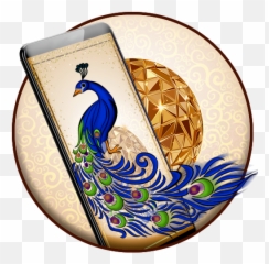 Amazoncom Gold Peacock Diamond 2d Theme Appstore For Android - Decorative Emoji,Diamond Emoji