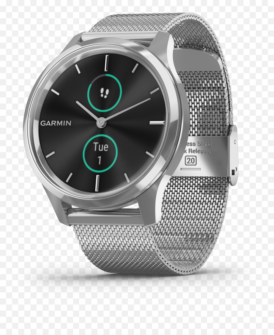 Garmin Vivomove 3 Luxe Hybrid Smartwatch With Wearable4u Emoji,Keep Calm And Love Black Emojis