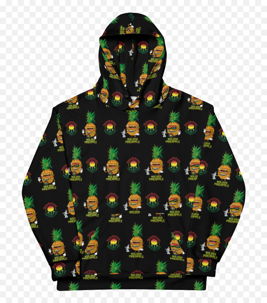 Golden Pineapple Cruzer Trichome Hoodie Emoji,Raincoat Emoji