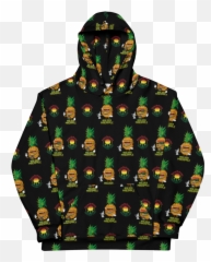 Golden Pineapple Cruzer Trichome Hoodie Emoji,Raincoat Emoji