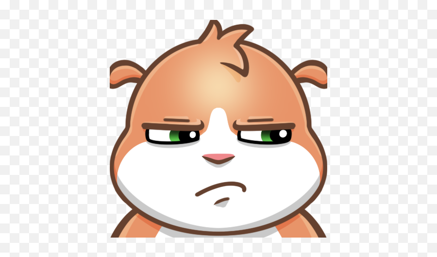 Gladd On Twitter This Hamster But With The Thonk Faceu2026 - Happy Emoji,Thonk Emoji