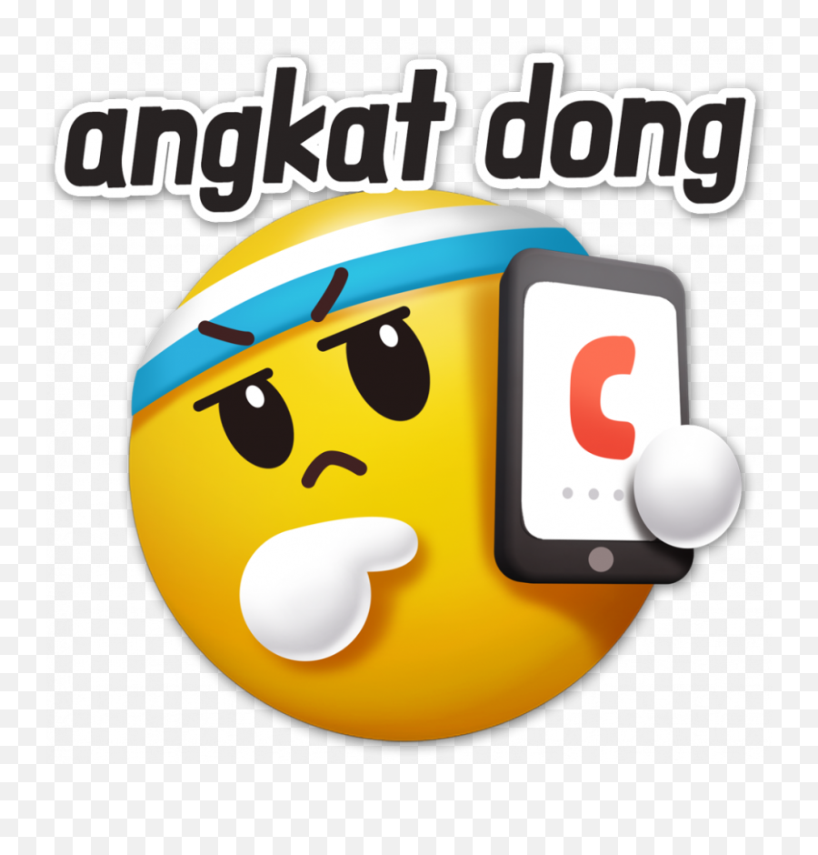 Dewa Pingpong With Vidio Vidio Stickers For Whatsapp - Happy Emoji,Dong Emoticon