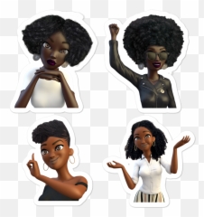 Napturalista Moji - Curly Emoji,Unbothered Emoji