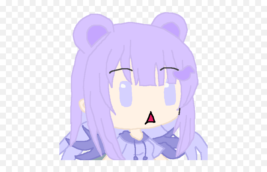 Pastel - Doughnut On Scratch Hime Cut Emoji,Donut Emojis